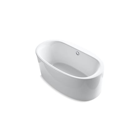 Kohler 65-1/2 in L, 35-1/2 in W, White, Acrylic 6368-0